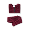 Baby - Burgundy Red Chenille Set Ali Mali