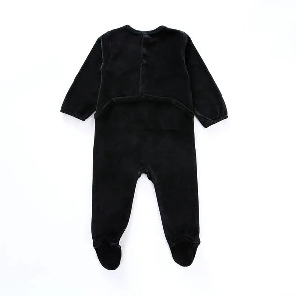 Velour Star Footie Bloom Kids Family-fashion