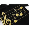 Black Musical Jersey Set Bloom Family-fashion