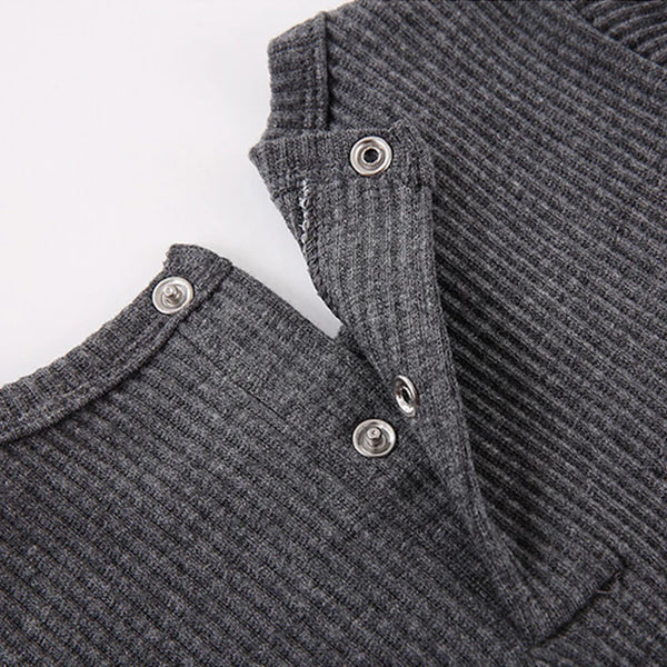 Baby - Ribbed Smile Pajama