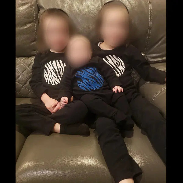 Boy - Ribbed Circle Sleepwear Set Ali Affordable