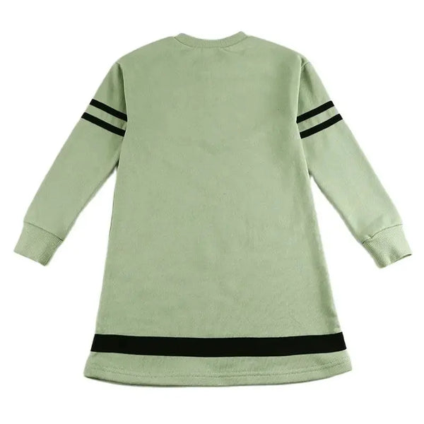 Girls - Letter A contrast navy stripes family set Bloom Kids Family-fashion