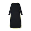 Lady - Pregnant Mom's Yellow-edged Nightgown