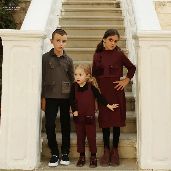 Irregular Pocket Set Bloom Kids Family-fashion