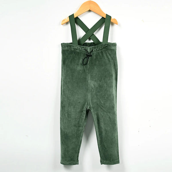 Baby - Dark Green Velvet Set