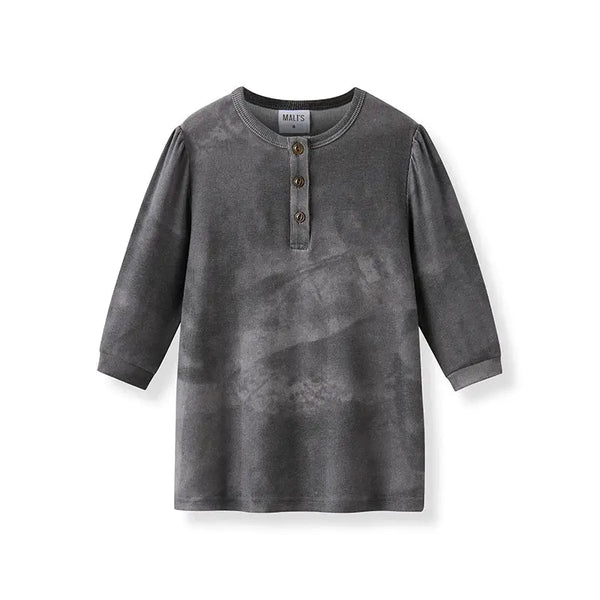 Ribbed grey melange Set Bloom Kids Family-fashion