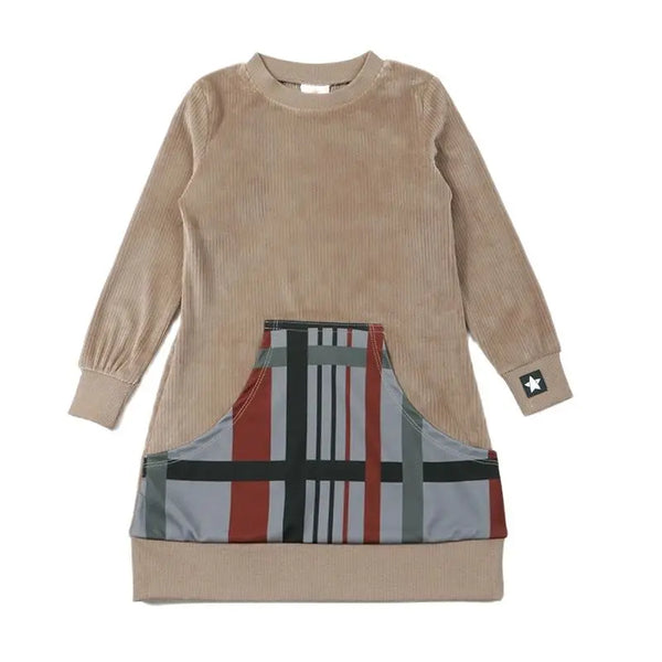 Girl - Plaid Pocket Set
