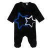 Velour Star Footie Bloom Kids Family-fashion