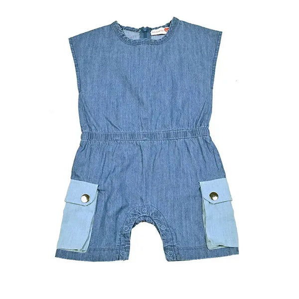 Contrasted Pockets Set Bloom Kids Family-fashion