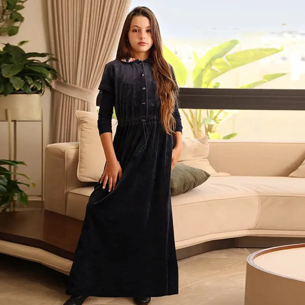 Navy Floral Collar Shabbos Set Bloom Kids Family-fashion