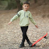 Boy - Letter-A Stripe Sleeve Sweat