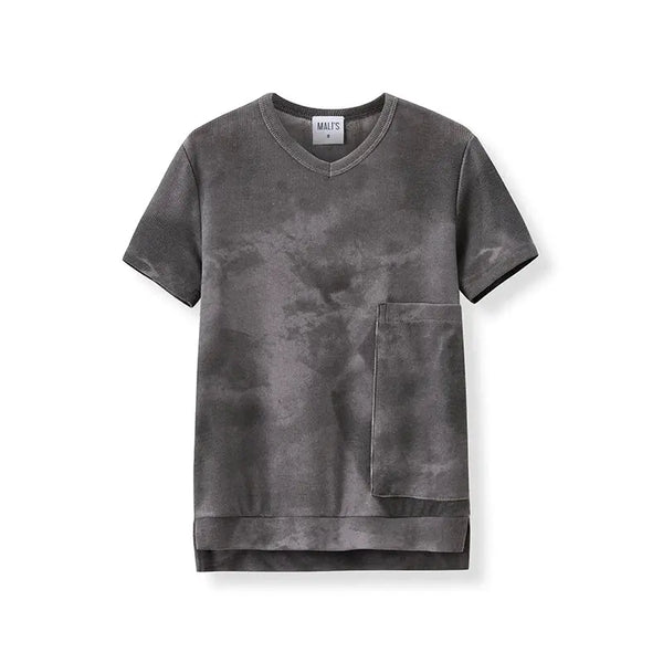 Ribbed grey melange Set Bloom Kids Family-fashion
