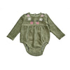 AA children corduroy shabbos tet flowers embroidery girl dress baby romper boy's shirt pants autumn fall family clothing