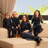Navy Floral Collar Shabbos Set Bloom Kids Family-fashion