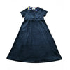 Navy Floral Collar Shabbos Set Bloom Kids Family-fashion