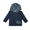 Boy - Blue Leopard Print Denim Set