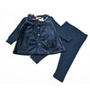 Navy Floral Collar Shabbos Set Bloom Kids Family-fashion