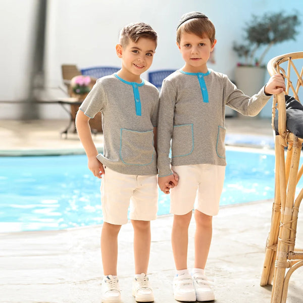 Boy - Spring & Summer Cotton Set(Short-sleeve/Long-sleeve)
