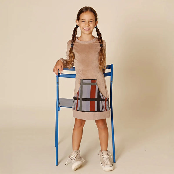 Girl - Plaid Pocket Set