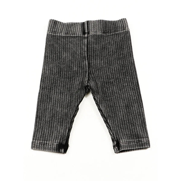 Baby - Ribbed Black Wash Set