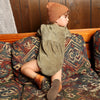 AA children corduroy shabbos tet flowers embroidery girl dress baby romper boy's shirt pants autumn fall family clothing