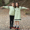 Girls - Letter A contrast navy stripes family set Bloom Kids Family-fashion